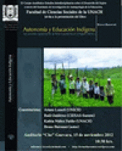 Imagen de cubierta: AUTONOMÍA Y EDUCACIÓN INDÍGENA
