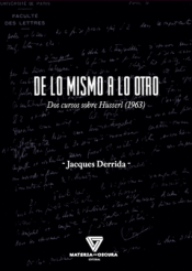 Cover Image: DE LO MISMO A LO OTRO