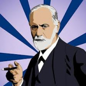 Freud fumando