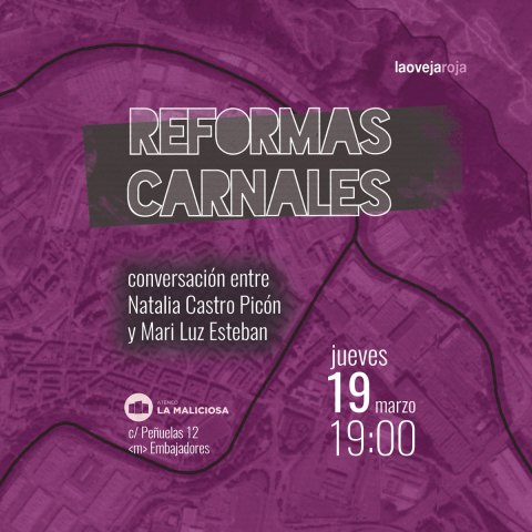 Cartel presentación "Reformas carnales"