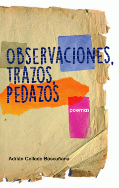 Cover Image: OBSERVACIONES, TRAZOS, PEDAZOS