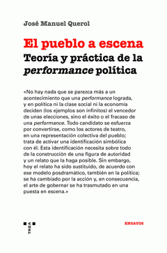 Cover Image: PUEBLO A ESCENA TEORIA Y PRACTICA DE LA PERFORMANCE POLITIC