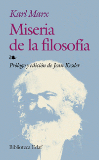 Cover Image: MISERIA DE LA FILOSOFIA
