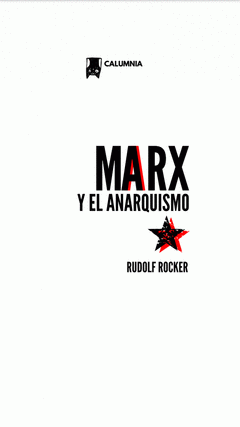 Imagen de cubierta: MARX Y EL ANARQUISMO
