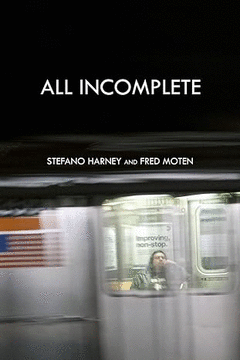 Cover Image: ALL INCOMPLETE