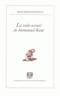 Imagen de cubierta: LA VIDA SEXUAL DE IMMANUEL KANT