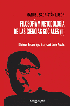 Cover Image: FILOSOFÍA Y METODOLOGÍA DE LAS CIENCIAS SOCIALES II