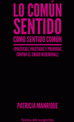 Imagen de cubierta: LO COMÚN SENTIDO COMO SENTIDO COMÚN