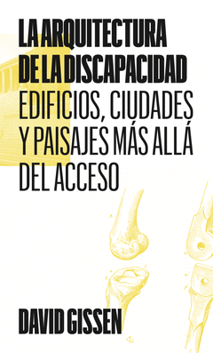 Cover Image: ARQUITECTURA DE LA DISCAPACIDAD