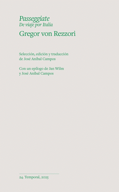 Cover Image: PASSEGGIATE. DE VIAJE POR ITALIA