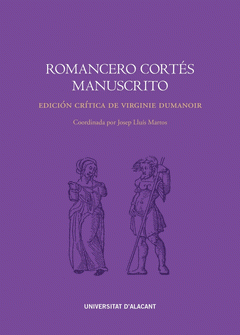 Cover Image: ROMANCERO CORTÉS MANUSCRITO
