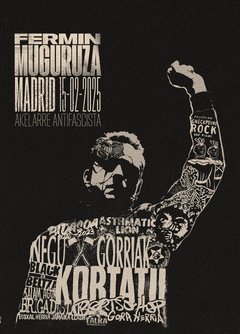 Cover Image: MADRID 15-02-2025. AKELARRE ANTIFASCISTA