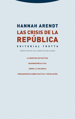 Cover Image: LAS CRISIS DE LA REPÚBLICA