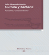 Imagen de cubierta: CULTURA Y BARBARIE