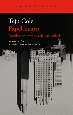 Cover Image: PAPEL NEGRO