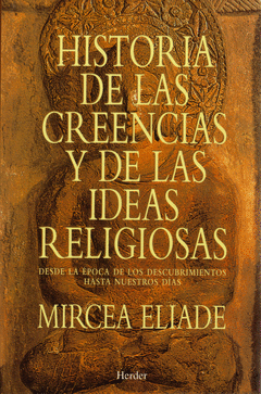 Imagen de cubierta: HISTORIA DE LAS CREENCIAS Y DE LAS IDEAS RELIGIOSAS