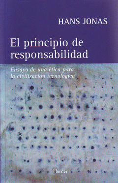 Imagen de cubierta: EL PRINCIPIO DE RESPONSABILIDAD