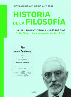Imagen de cubierta: HISTORIA DE LA FILOSOFÍA III. DEL ROMANTICISMO A NUESTROS DÍAS 2. DE NIETZSCHE A