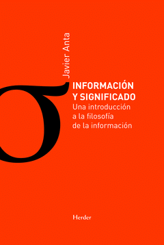 Cover Image: INFORMACIÓN Y SIGNIFICADO