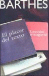 Imagen de cubierta: EL PLACER DEL TEXTO Y LECCIÓN INAUGURAL