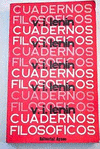 Imagen de cubierta: CUADERNOS FILOSÓFICOS