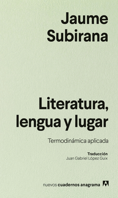 Cover Image: LITERATURA, LENGUA Y LUGAR