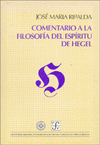 Imagen de cubierta: COMENTARIO A LA FILOSOFÍA DEL ESPÍRITU DE HEGEL