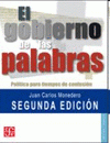 Imagen de cubierta: EL GOBIERNO DE LAS PALABRAS