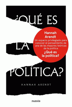 Cover Image: ¿QUÉ ES LA POLÍTICA?