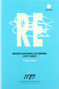 Imagen de cubierta: RELATO ELECTORAL DE ESPAÑA