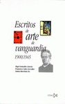 Imagen de cubierta: ESCRITOS DE ARTE DE VANGUARDIA