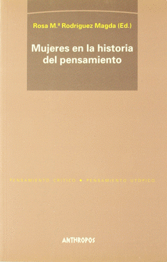 Imagen de cubierta: MUJERES EN LA HISTORIA DEL PENSAMIENTO