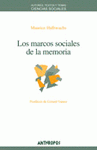 Imagen de cubierta: LOS MARCOS SOCIALES DE LA MEMORIA
