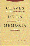 Imagen de cubierta: CLAVES DE LA MEMORIA