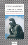 Imagen de cubierta: CURSO DE FILOSOFÍA EN SEIS HORAS Y CUARTO