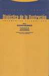 Imagen de cubierta: DIALÉCTICA DE LA ILUSTRACIÓN