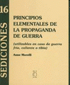  PRINCIPIOS ELEMENTALES DE LA PROPAGANDA DE GUERRA