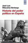 Imagen de cubierta: HISTORIA DEL PODER POLÍTICO EN ESPAÑA