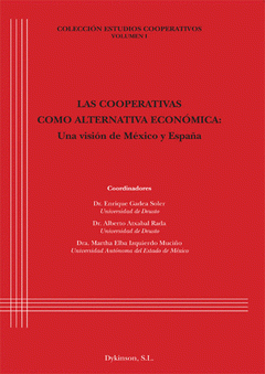Imagen de cubierta: LAS COOPERATIVAS COMO ALTERNATIVA ECONÓMICA