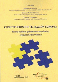 Imagen de cubierta: CONSTITUCIÓN E INTEGRACIÓN EUROPEA