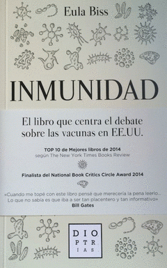 Imagen de cubierta: INMUNIDAD