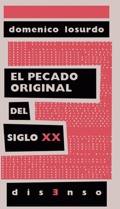Imagen de cubierta: EL PECADO ORIGINAL DEL SIGLO XX