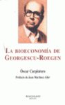 Imagen de cubierta: LA BIOECONOMÍA DE GEORGESCU-ROEGEN