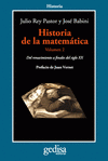 Imagen de cubierta: HISTORIA DE LA MATEMÁTICA. VOLUMEN 2