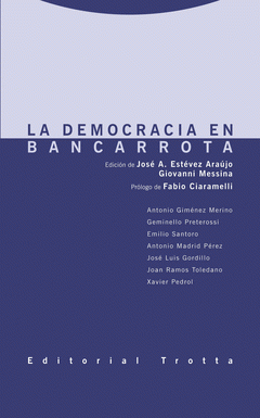 Imagen de cubierta: LA DEMOCRACIA EN BANCARROTA