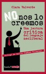 Imagen de cubierta: NO NOS LO CREEMOS