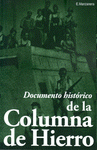 Imagen de cubierta: DOCUMENTO HISTORICO DE LA COLUMNA DE HIERRO