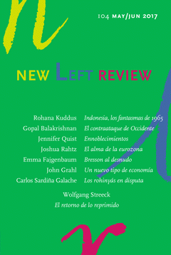 Imagen de cubierta: NEW LEFT REVIEW 104