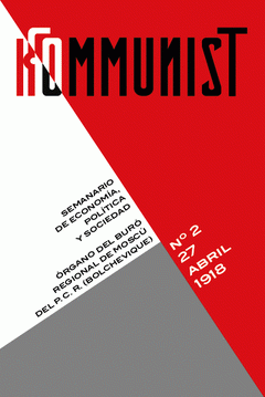Cover Image: KOMMUNIST Nº2 (27 ABRIL 1918)
