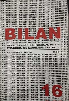 Cover Image: BILAN #16